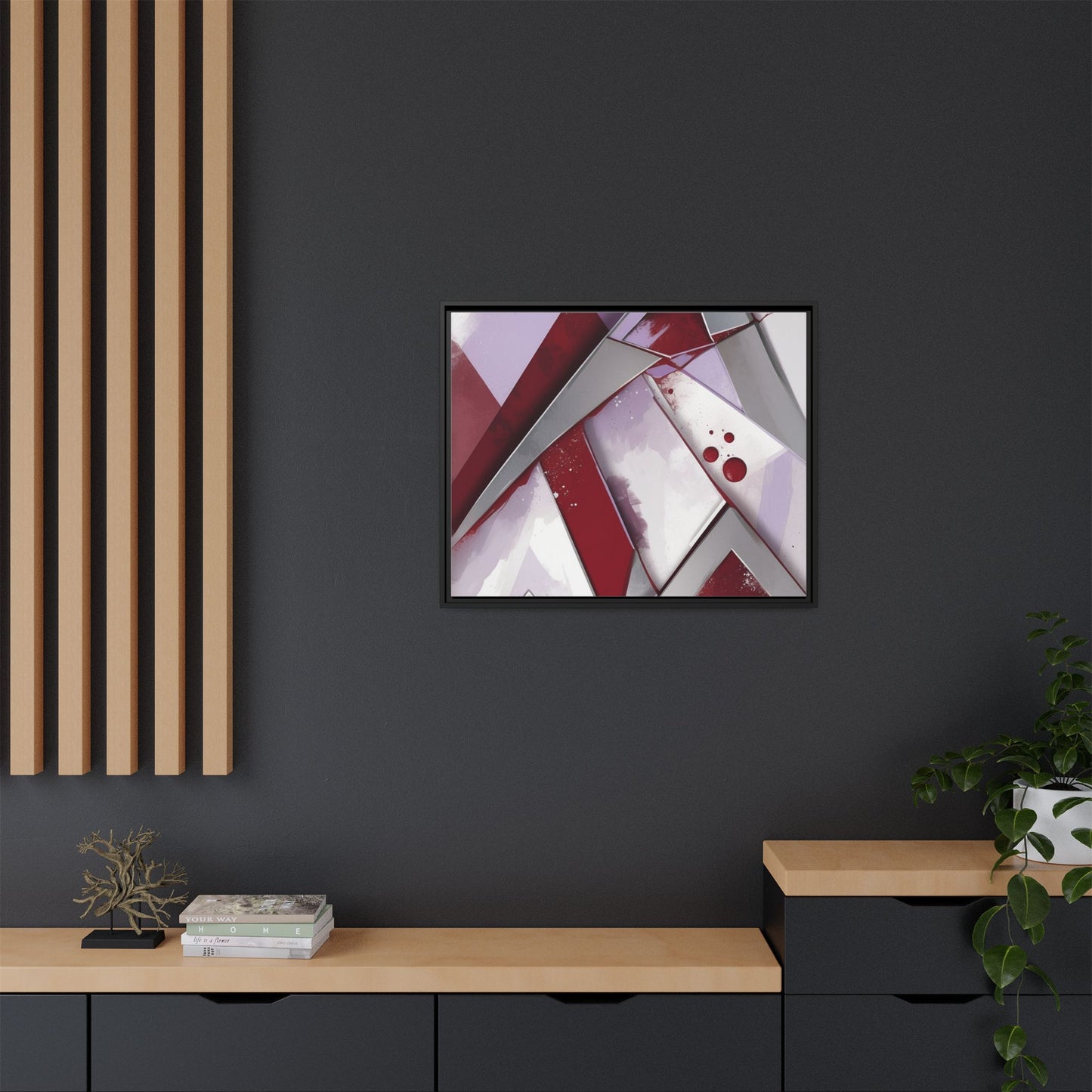 Matte Canvas, Framed (Multi-color)