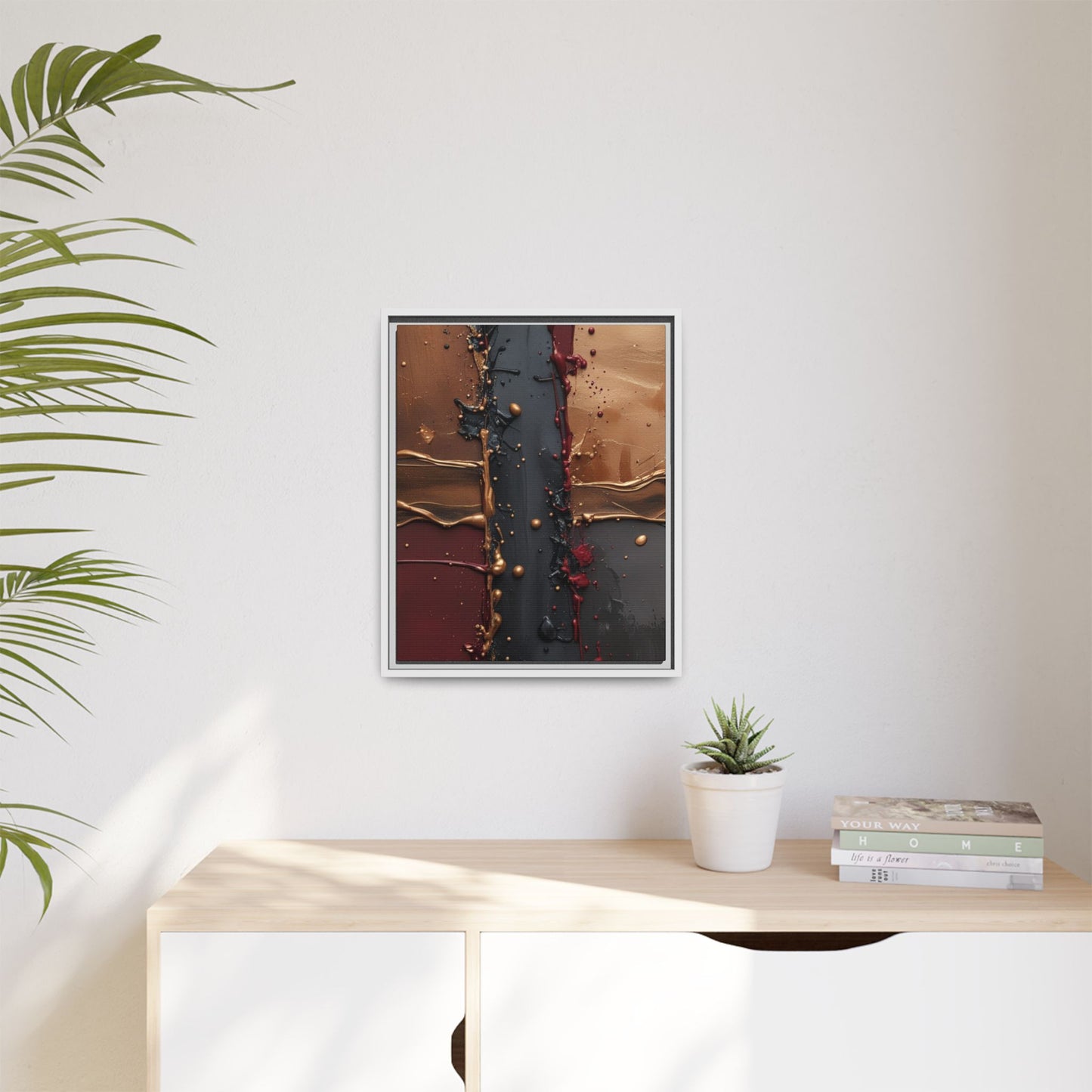 Matte Canvas, Framed (Multi-color)