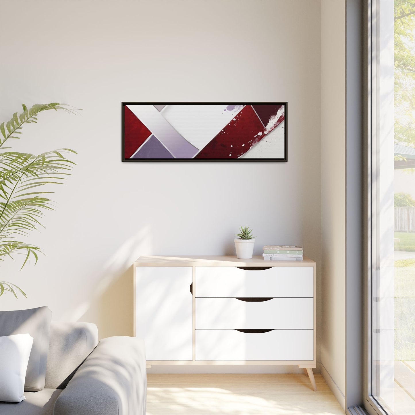 Matte Canvas, Framed (Multi-color)
