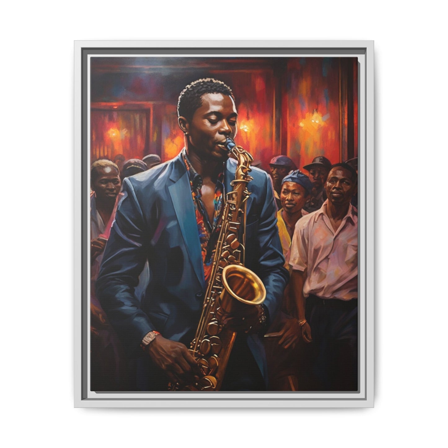 Matte Canvas, Framed (Multi-color)