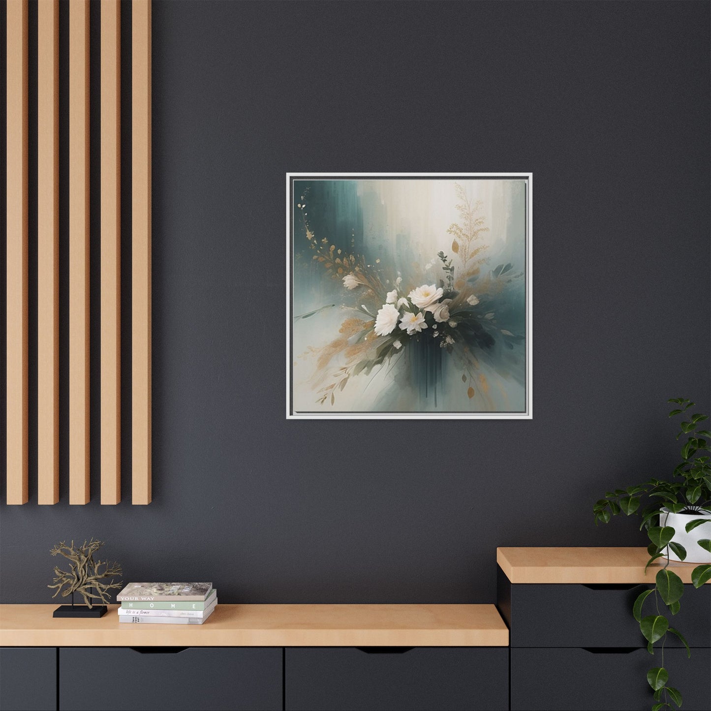 Matte Canvas, Framed (Multi-color)