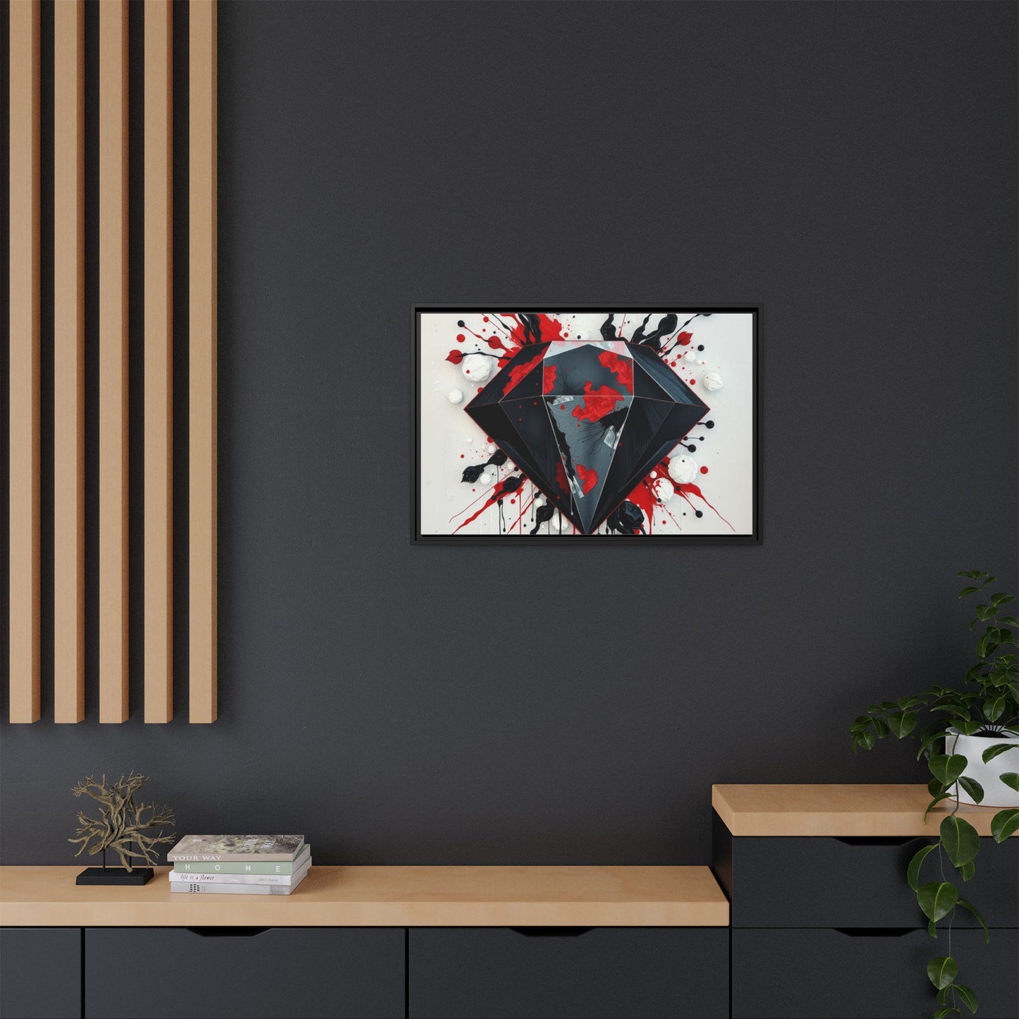 Matte Canvas, Framed (Multi-color)