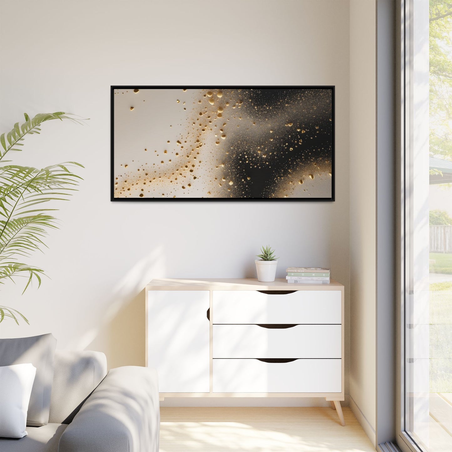 Matte Canvas, Framed (Multi-color)