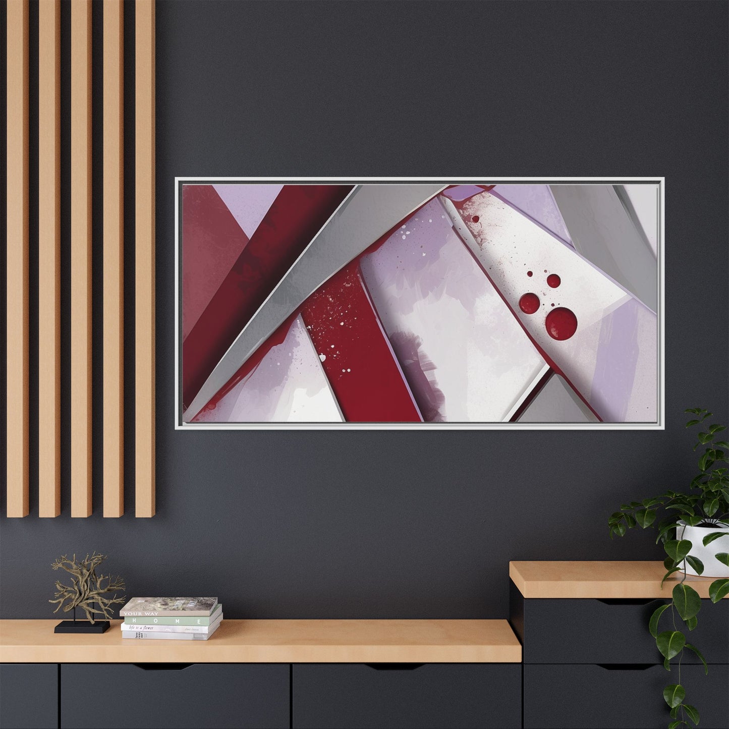 Matte Canvas, Framed (Multi-color)