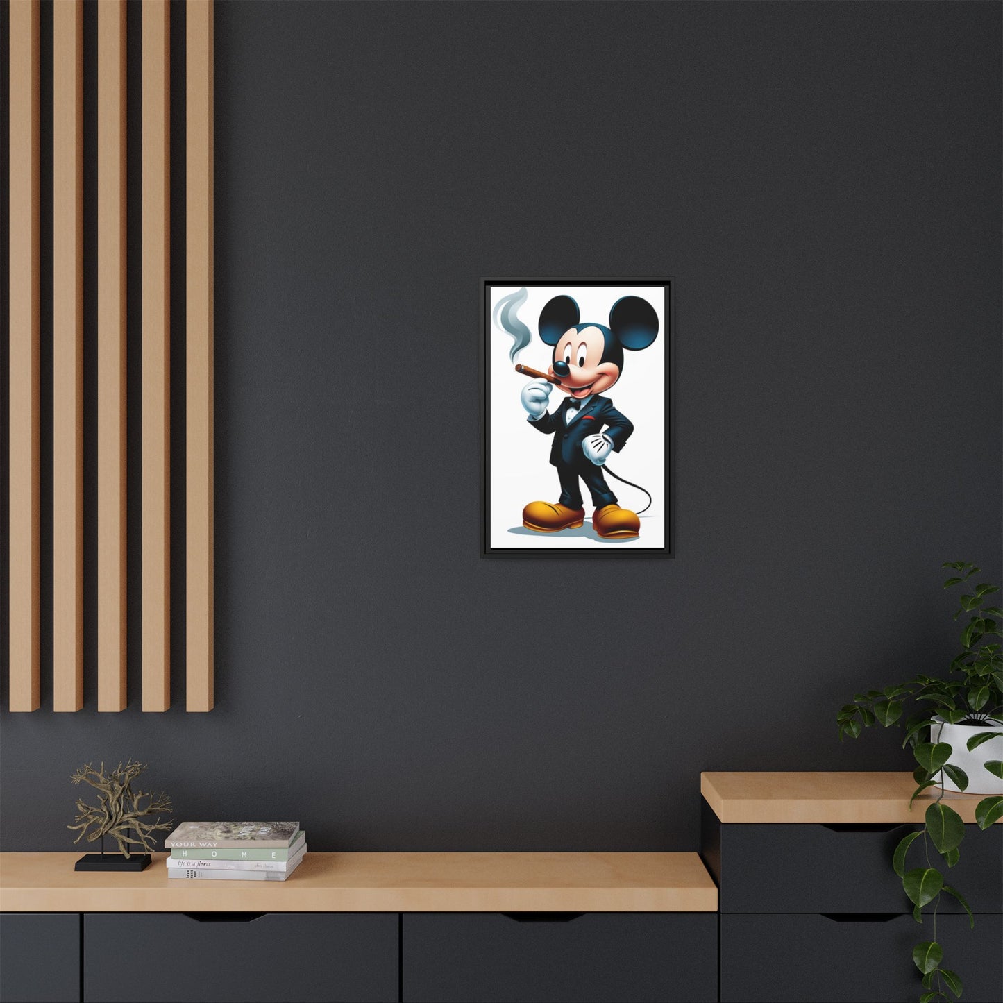 Matte Canvas, Framed (Multi-color)