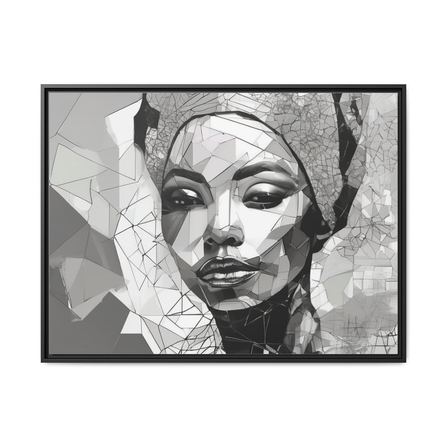 Fractured Grace: Portrait in Prism