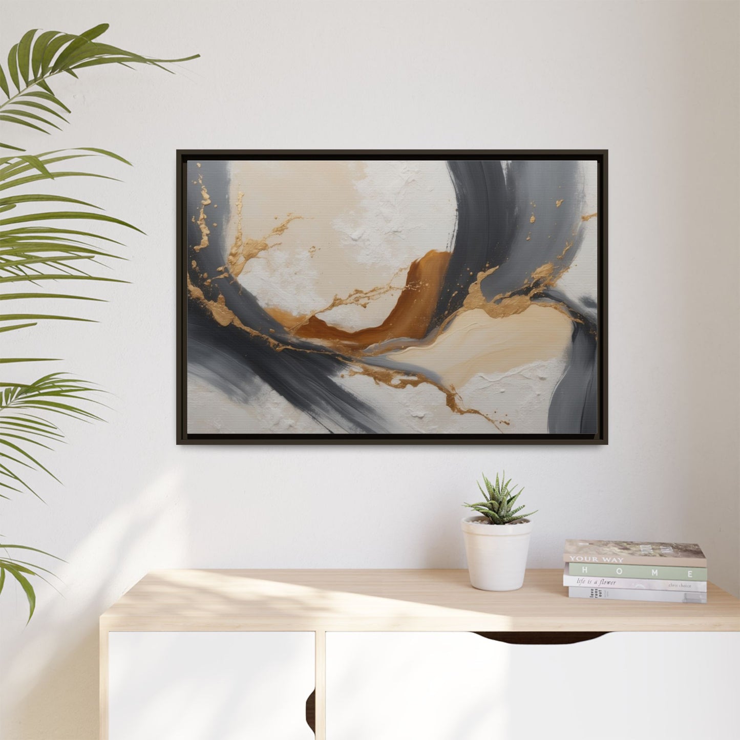 Matte Canvas, Framed (Multi-color)