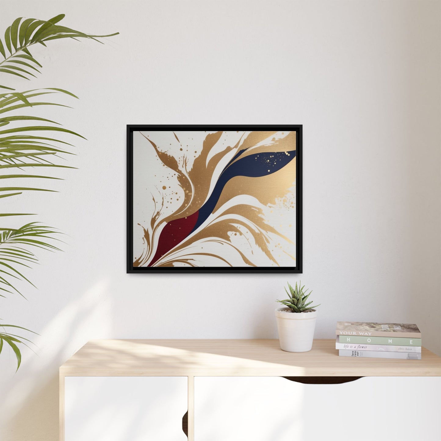 Matte Canvas, Framed (Multi-color)