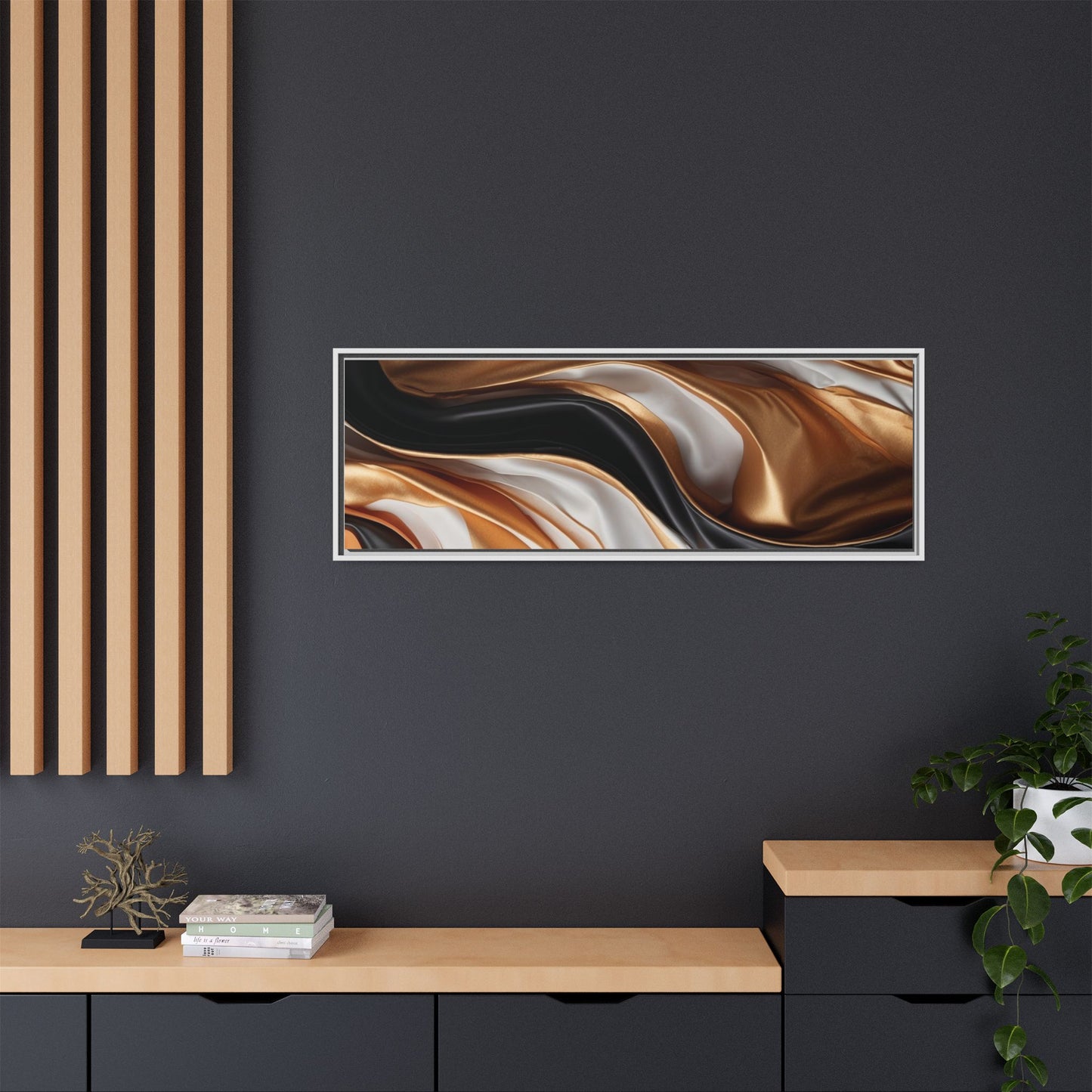 Matte Canvas, Framed (Multi-color)