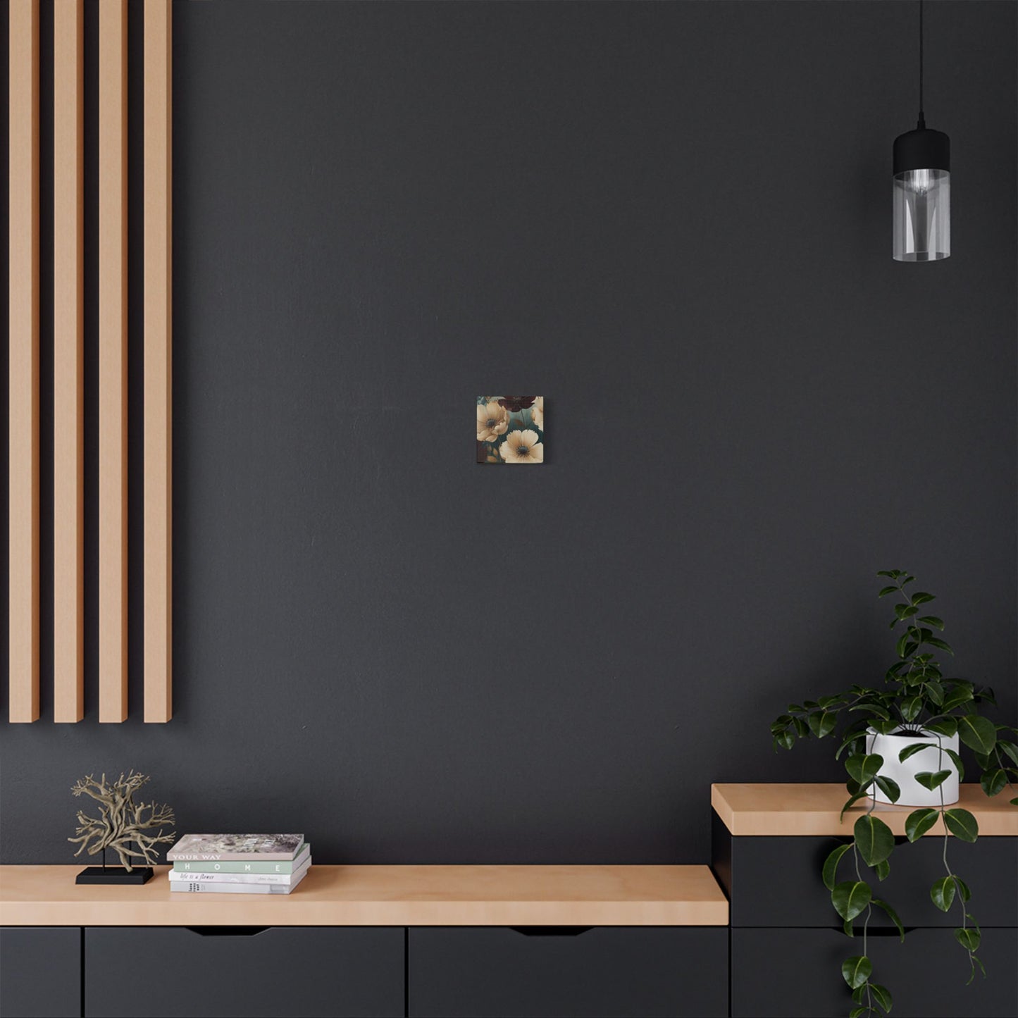 Floral Satin Canvas Art | Nature-Inspired Wall Décor