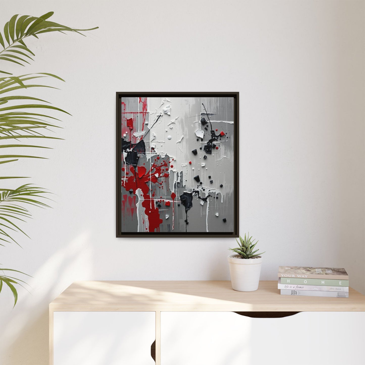 Matte Canvas, Framed (Multi-color)
