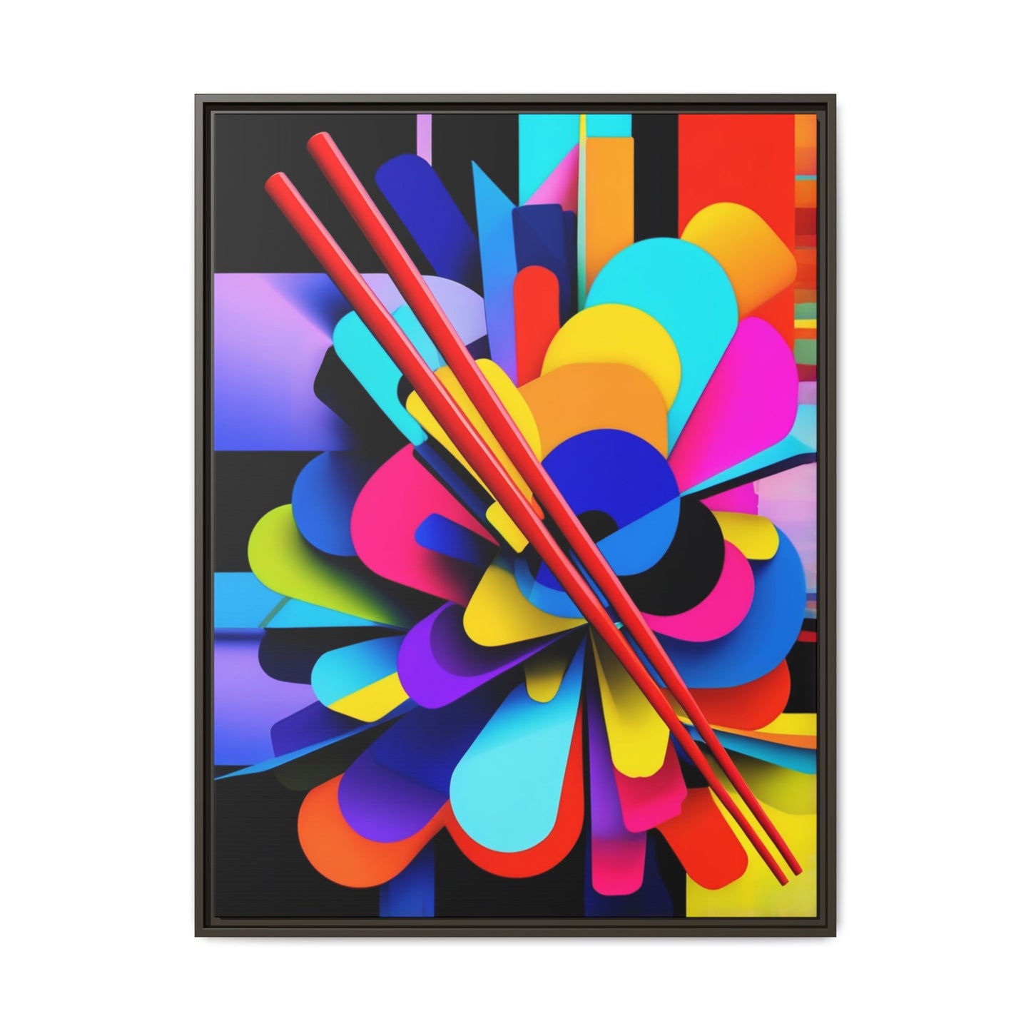 Matte Canvas, Framed (Multi-color)