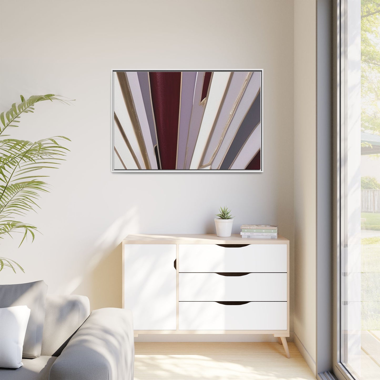 Matte Canvas, Framed (Multi-color)