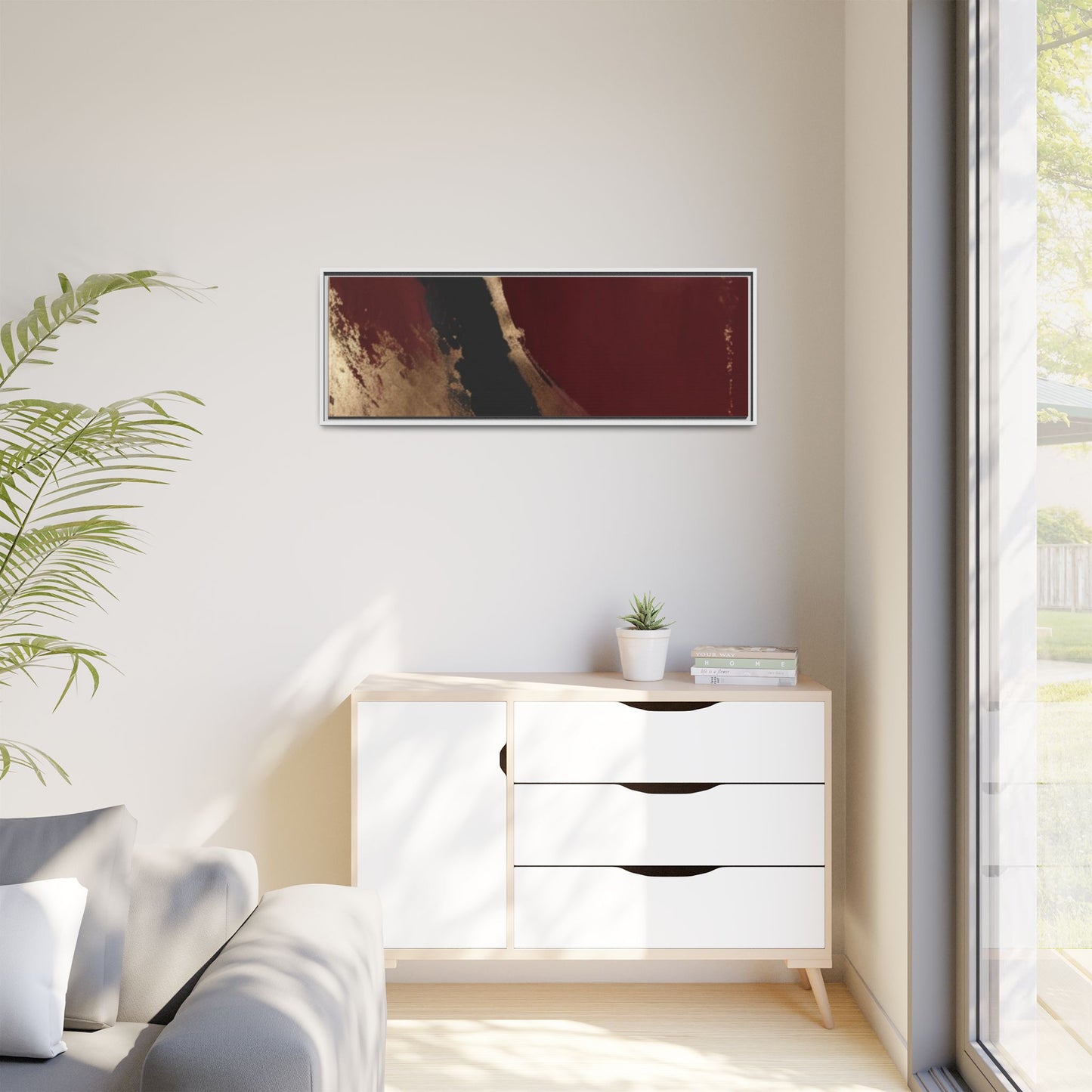 Matte Canvas, Framed (Multi-color)