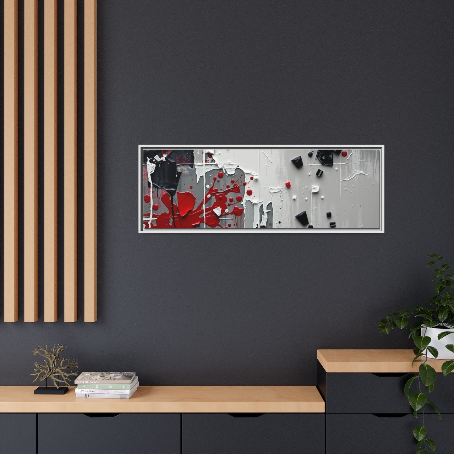 Matte Canvas, Framed (Multi-color)