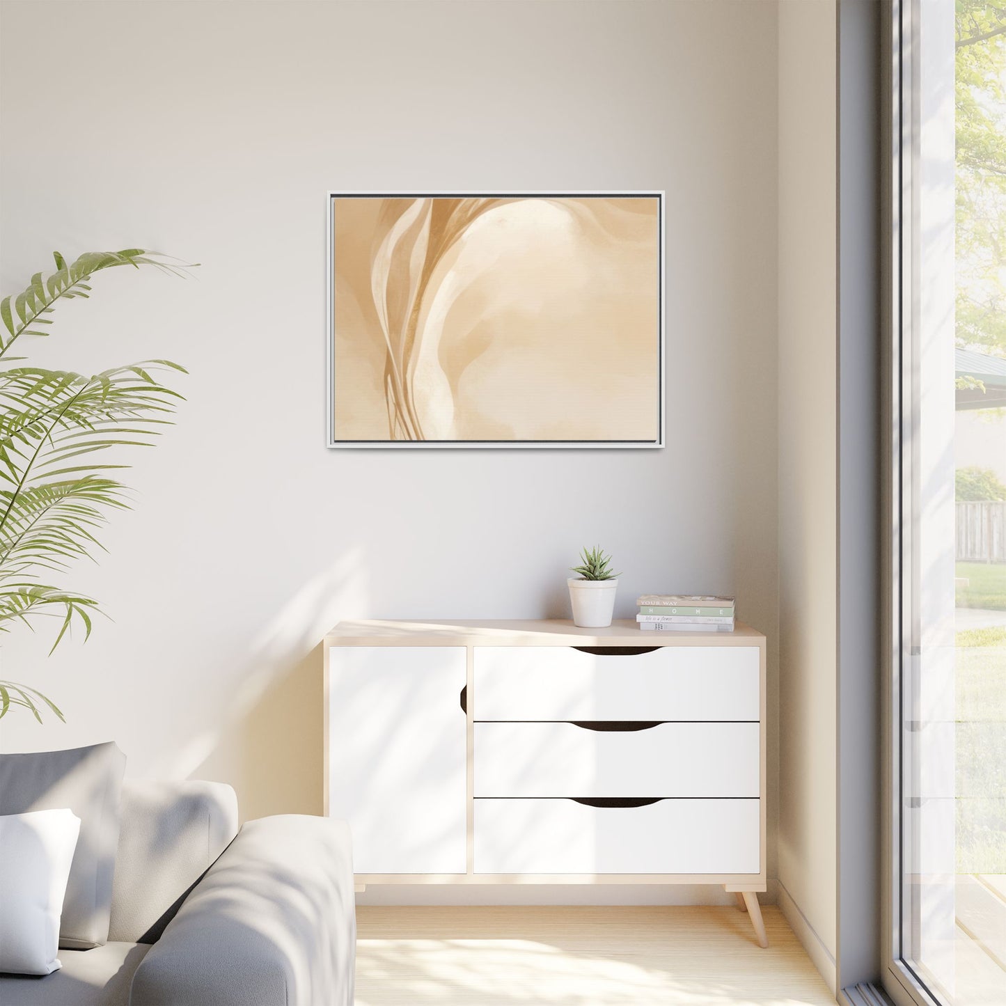 Matte Canvas, Framed (Multi-color)
