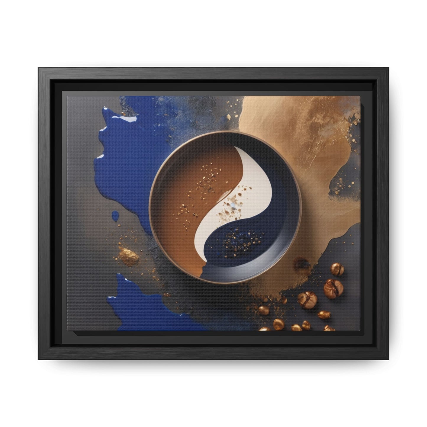 Fusion of Flavor and Form Art Canvas - Framed Wall Decor
