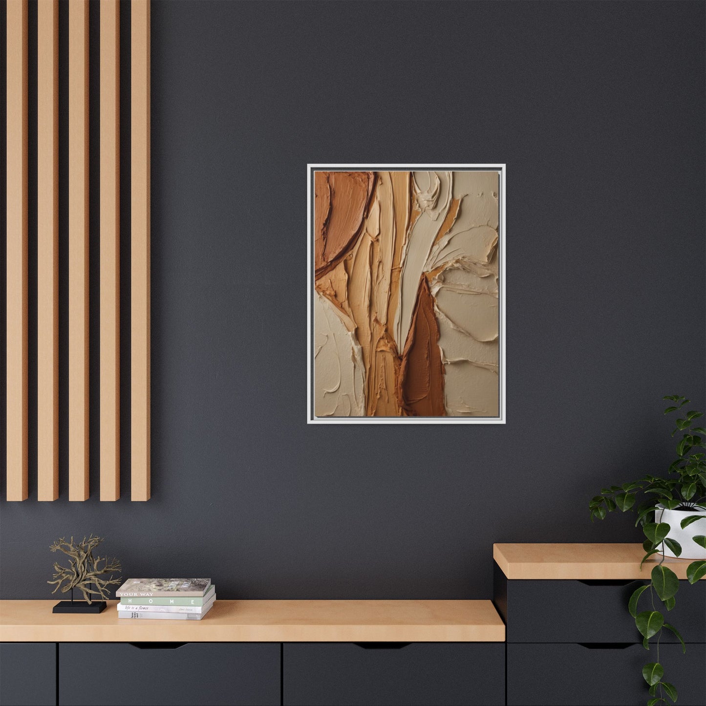 Matte Canvas, Framed (Multi-color)