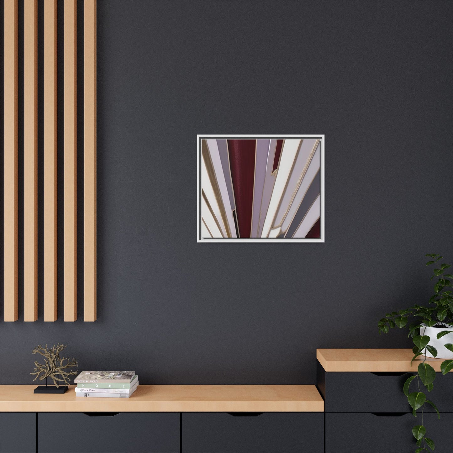 Matte Canvas, Framed (Multi-color)