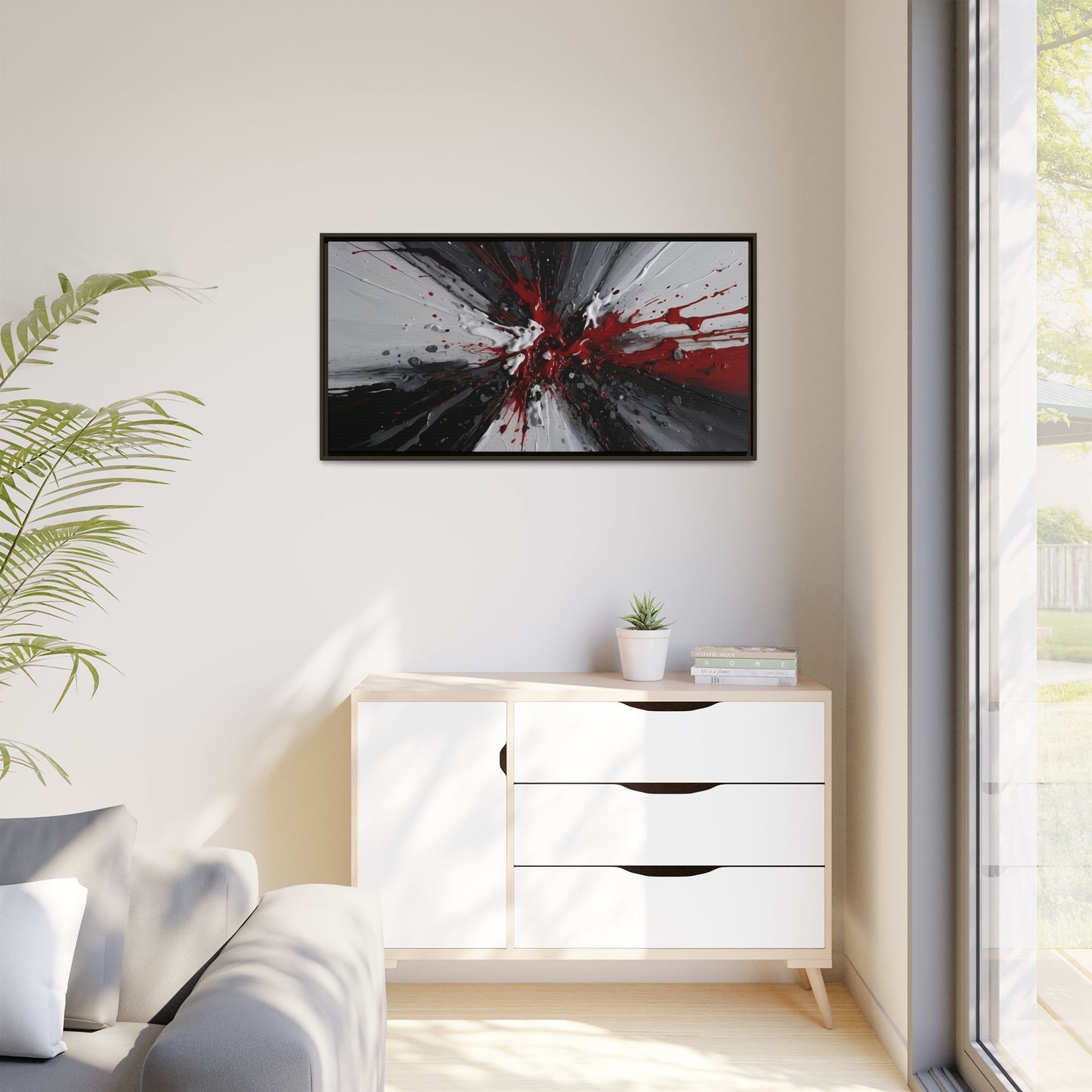 Matte Canvas, Framed (Multi-color)