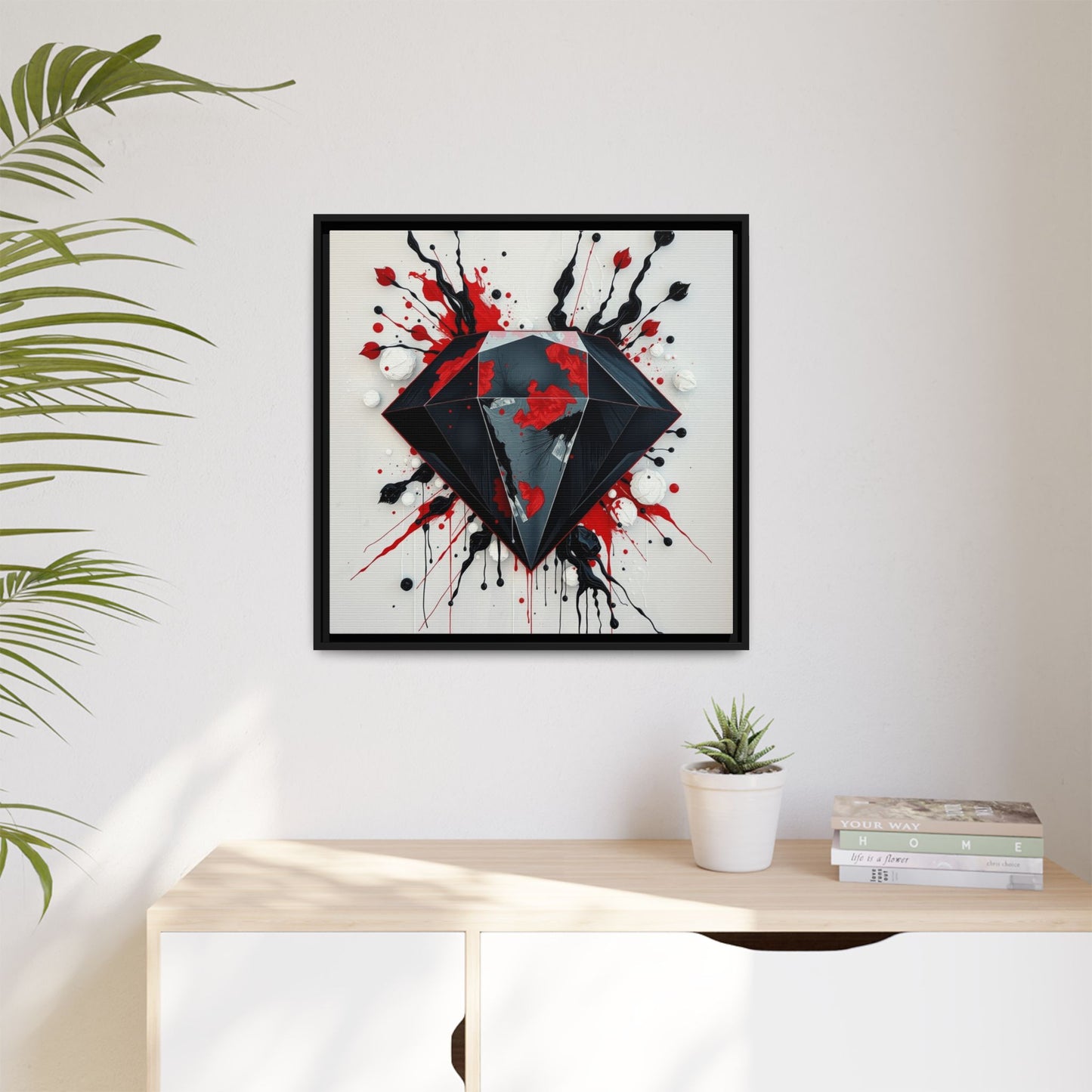 Matte Canvas, Framed (Multi-color)