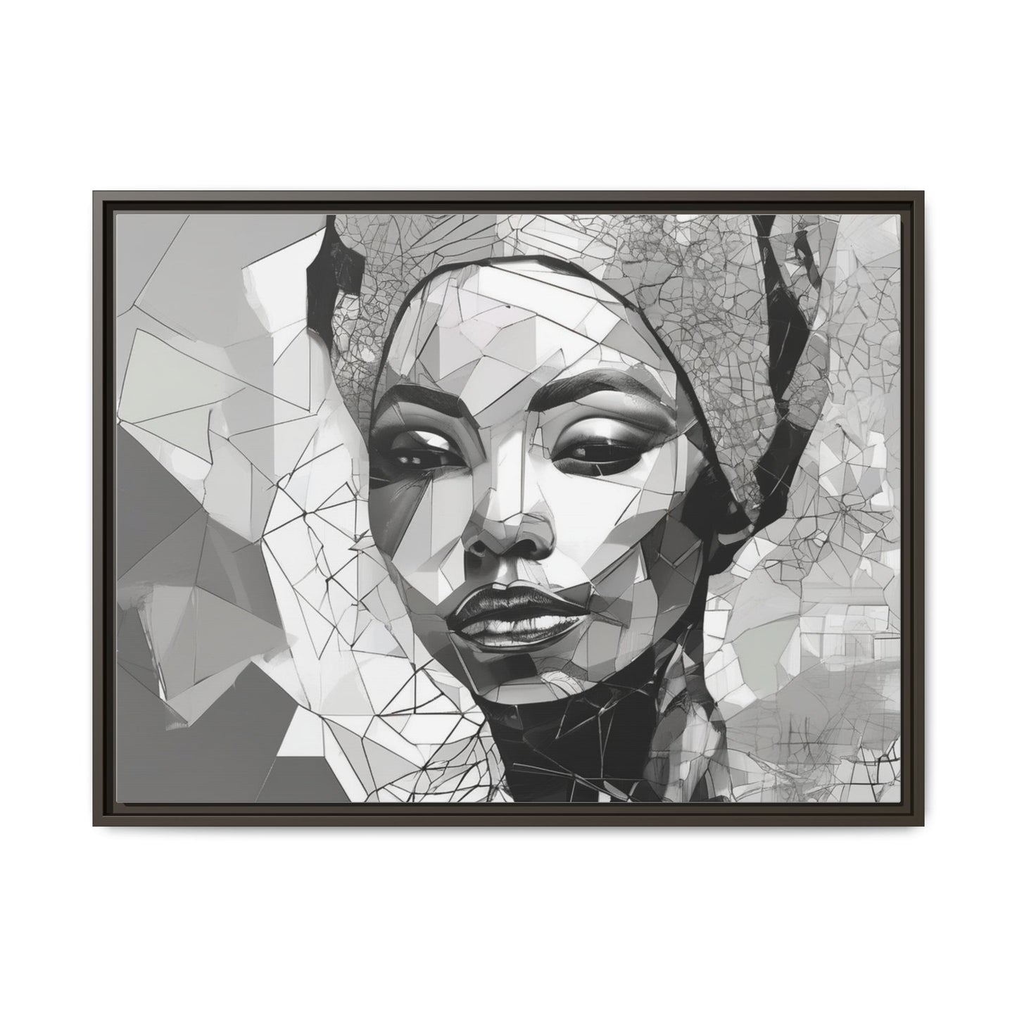 Fractured Grace: Portrait in Prism