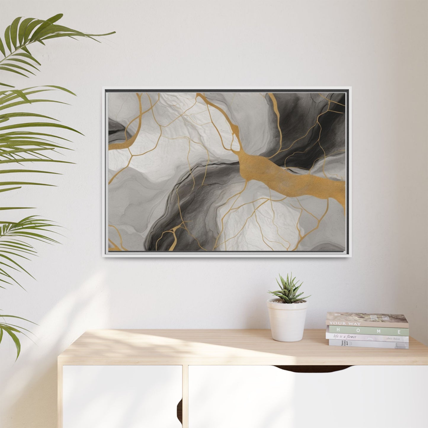 Matte Canvas, Framed (Multi-color)