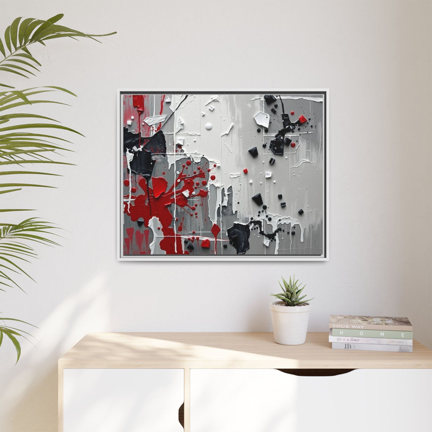 Matte Canvas, Framed (Multi-color)