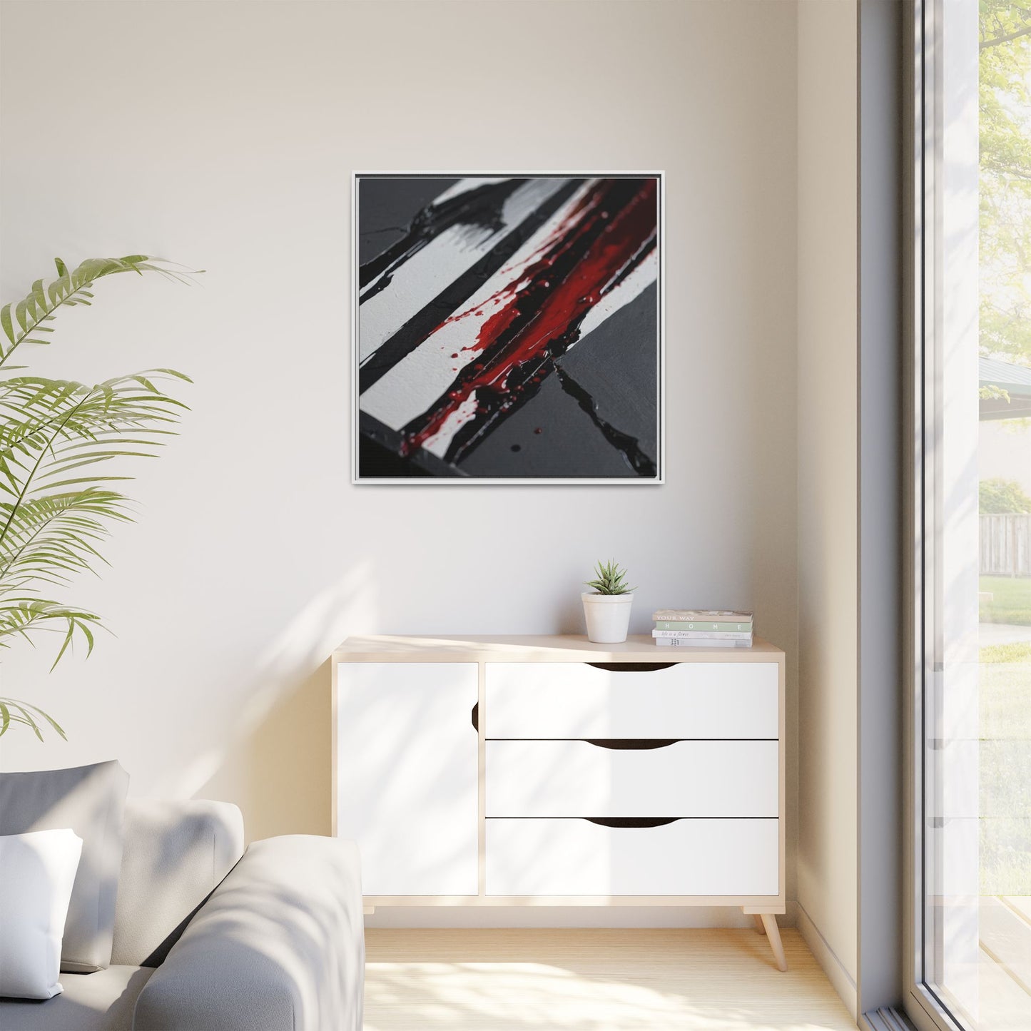 Matte Canvas, Framed (Multi-color)