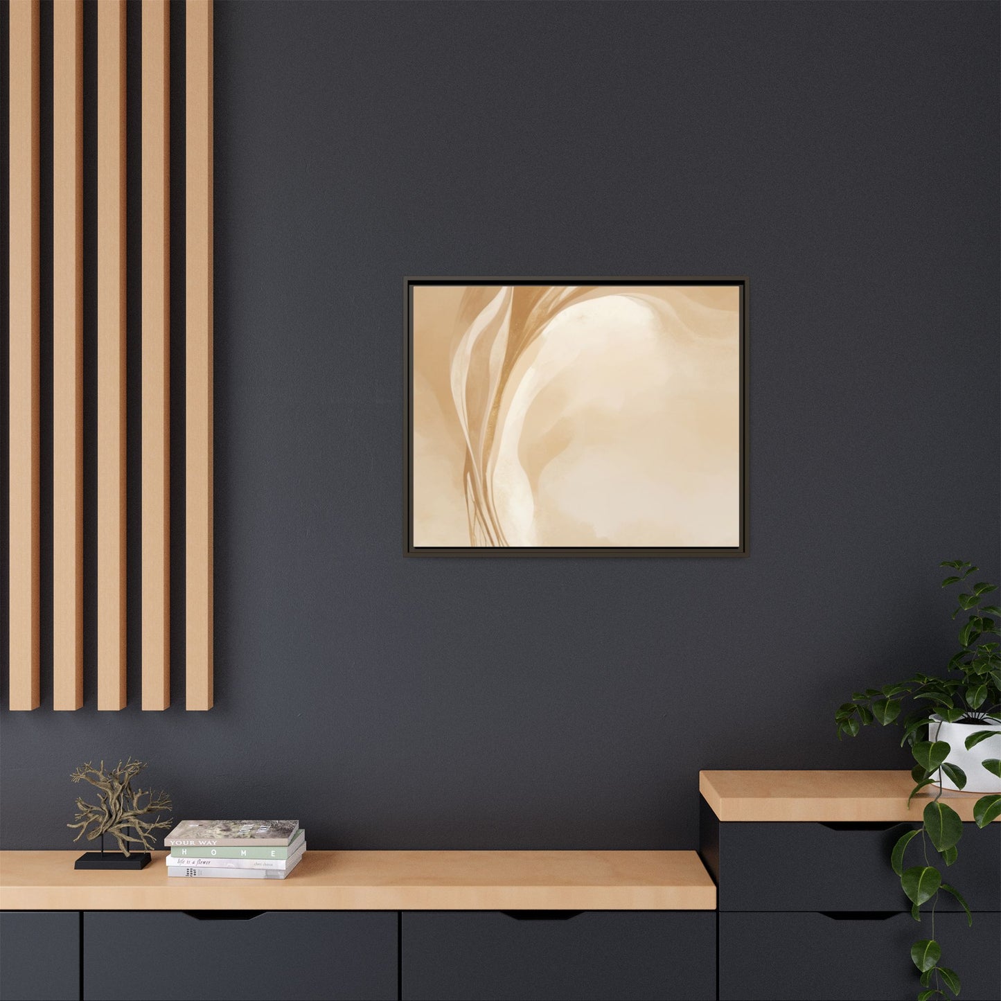 Matte Canvas, Framed (Multi-color)