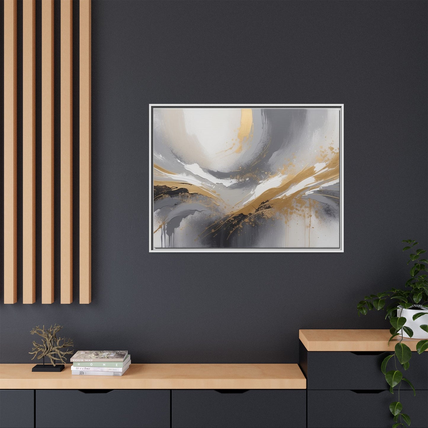 Matte Canvas, Framed (Multi-color)