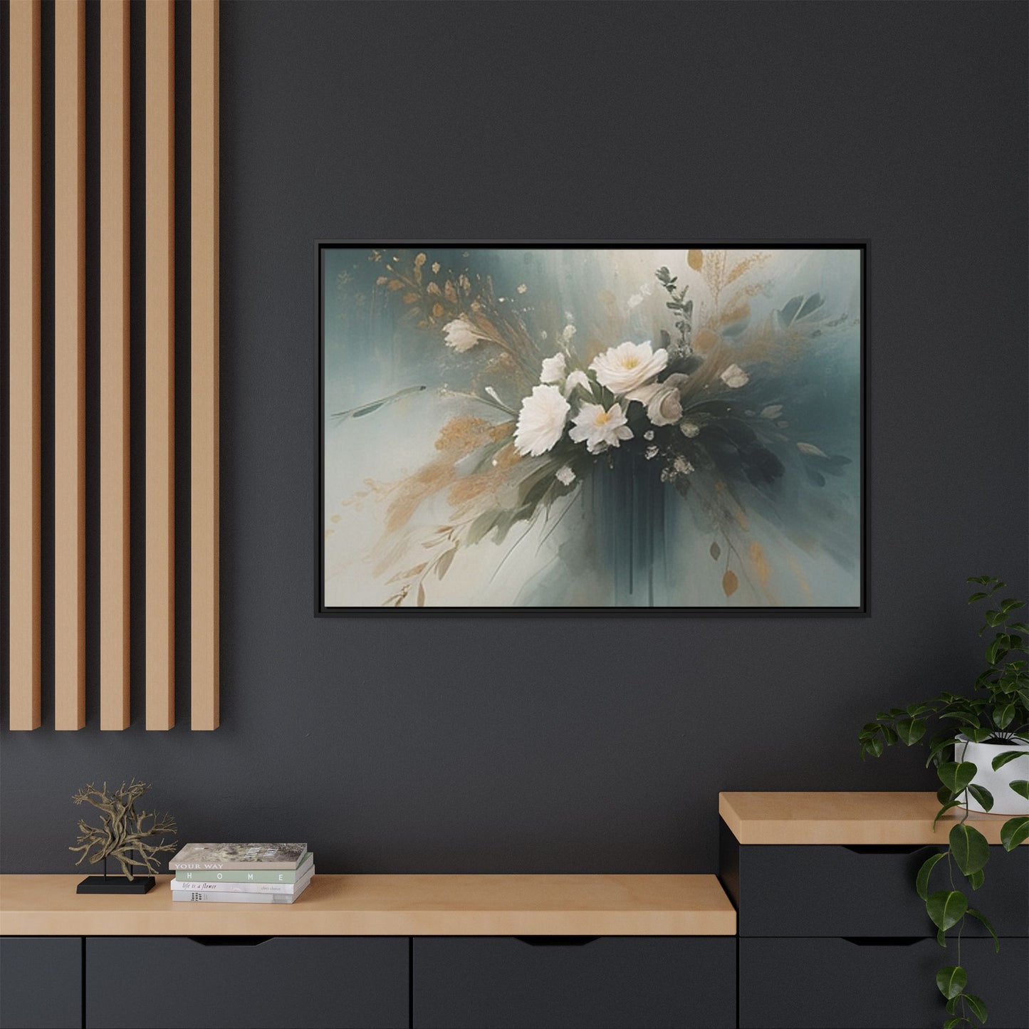 Matte Canvas, Framed (Multi-color)