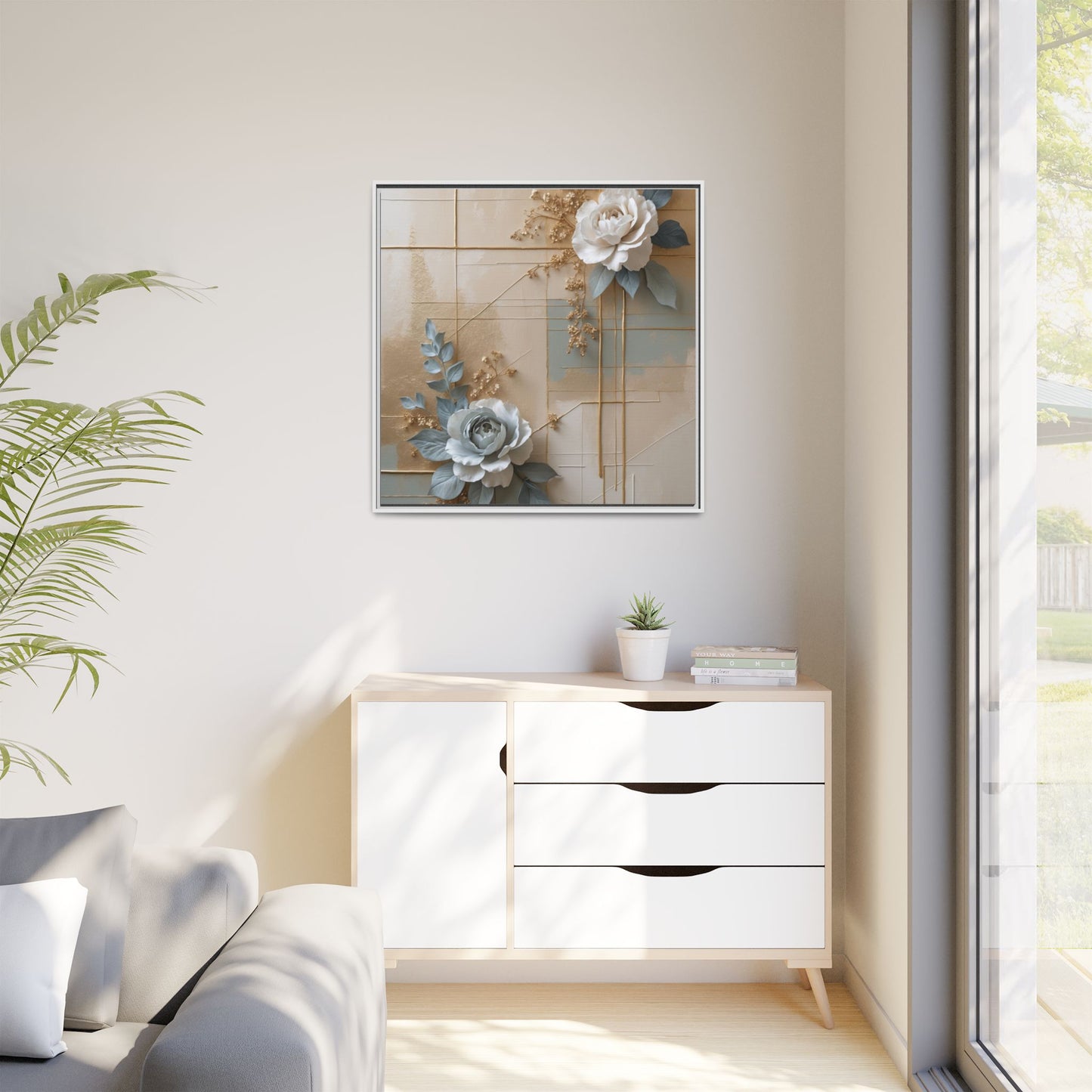 Matte Canvas, Framed (Multi-color)