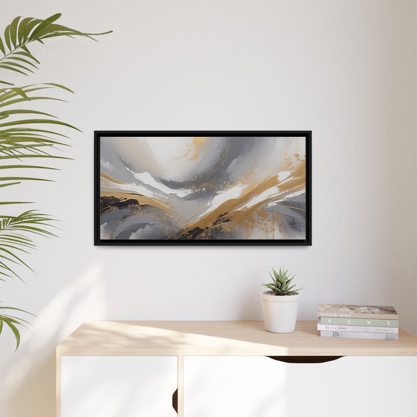 Matte Canvas, Framed (Multi-color)