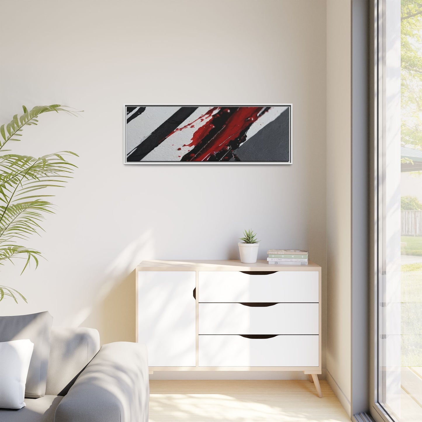 Matte Canvas, Framed (Multi-color)