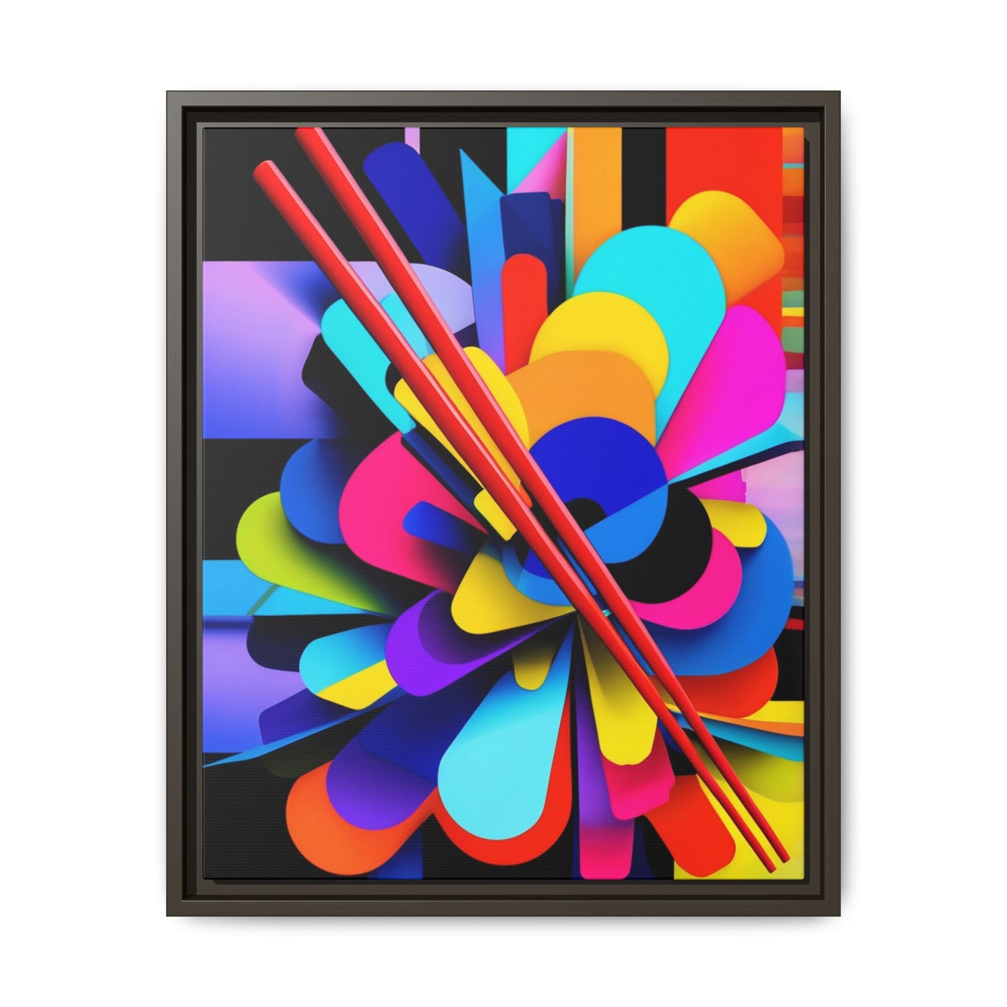 Matte Canvas, Framed (Multi-color)