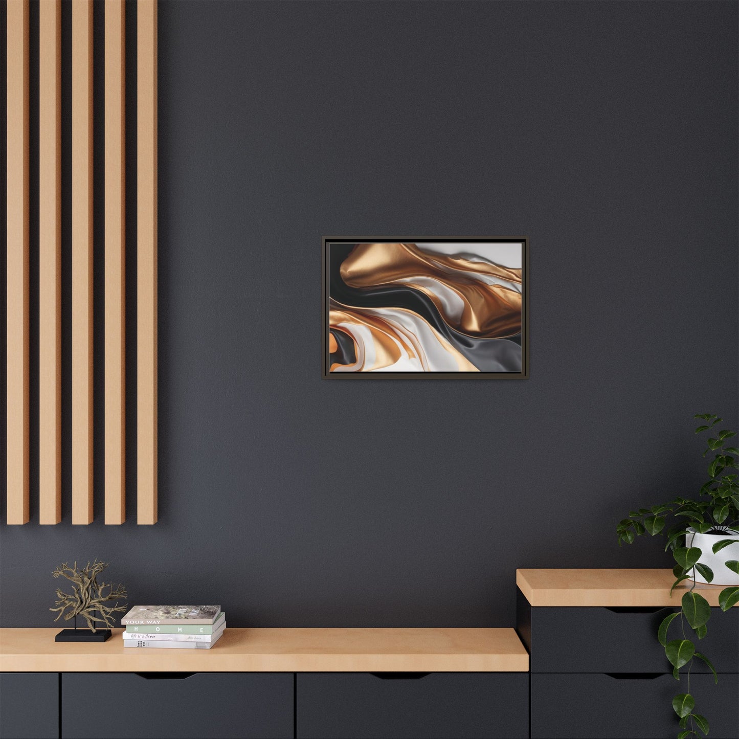 Matte Canvas, Framed (Multi-color)