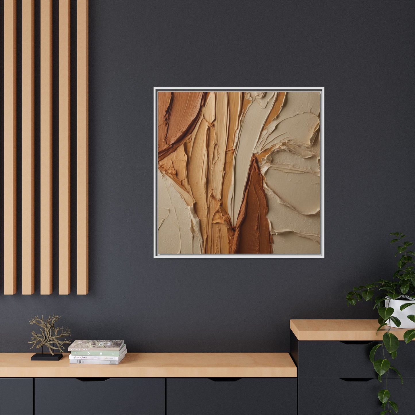 Matte Canvas, Framed (Multi-color)