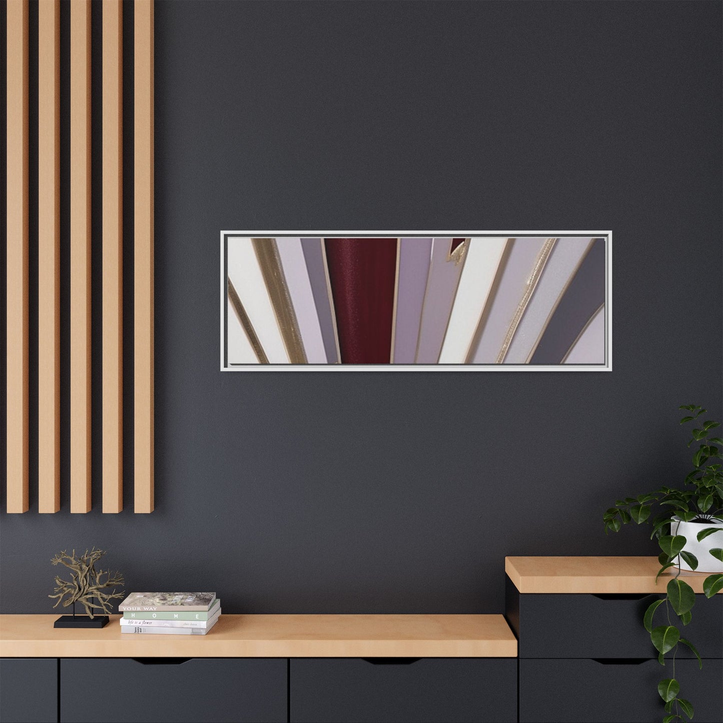 Matte Canvas, Framed (Multi-color)