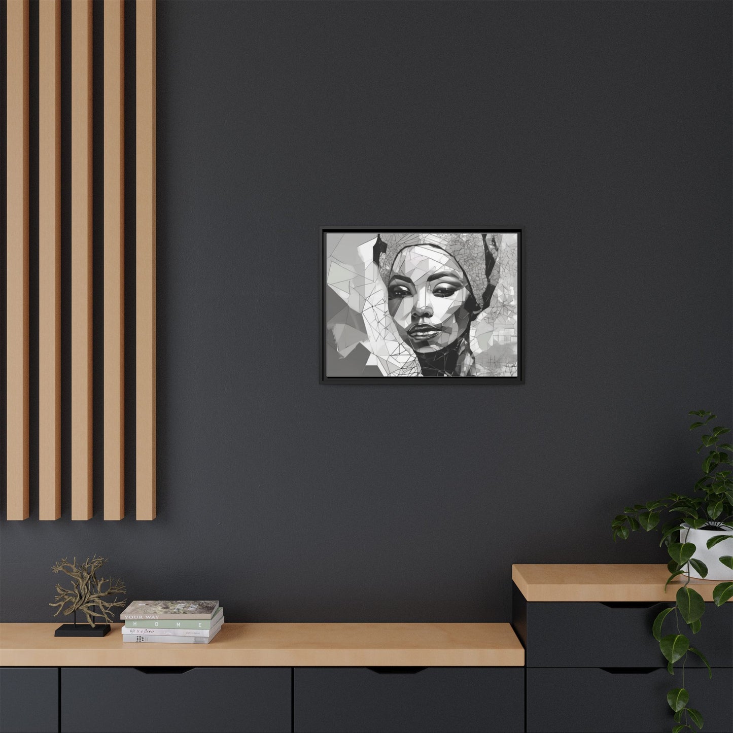 Fractured Grace: Portrait in Prism