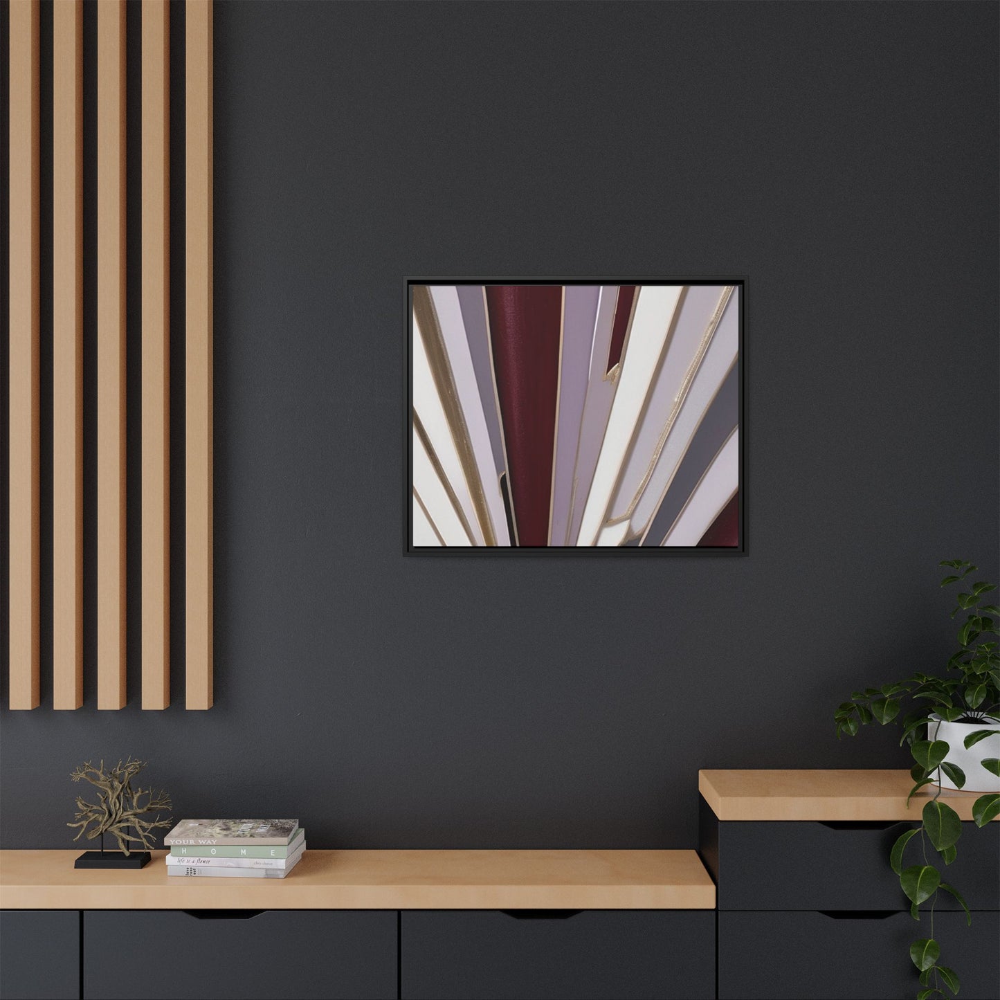Matte Canvas, Framed (Multi-color)
