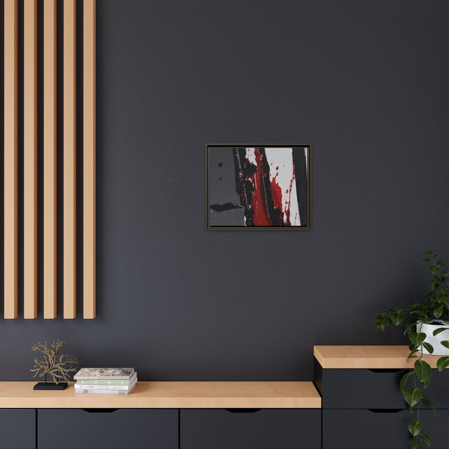 Matte Canvas, Framed (Multi-color)