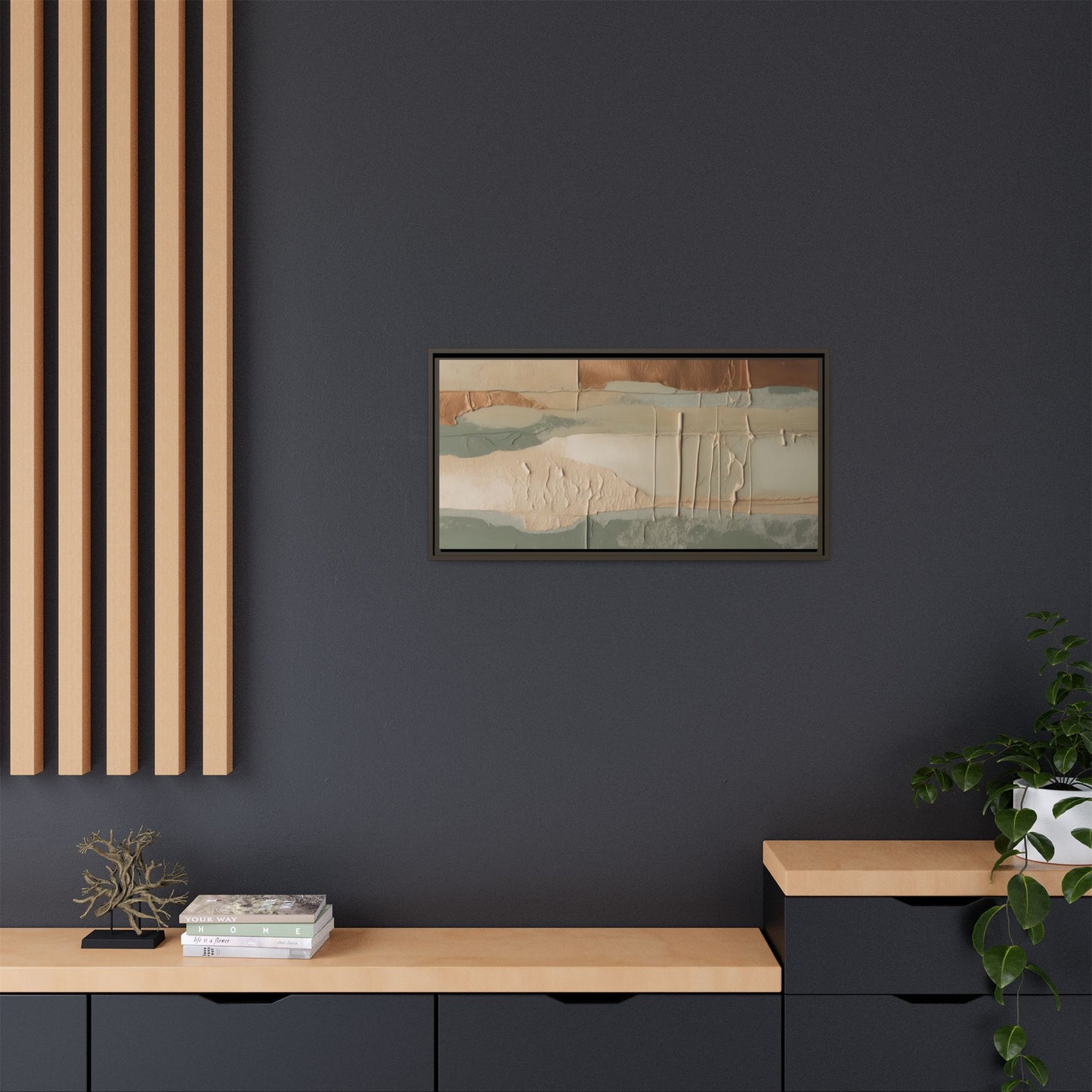 Matte Canvas, Framed (Multi-color)