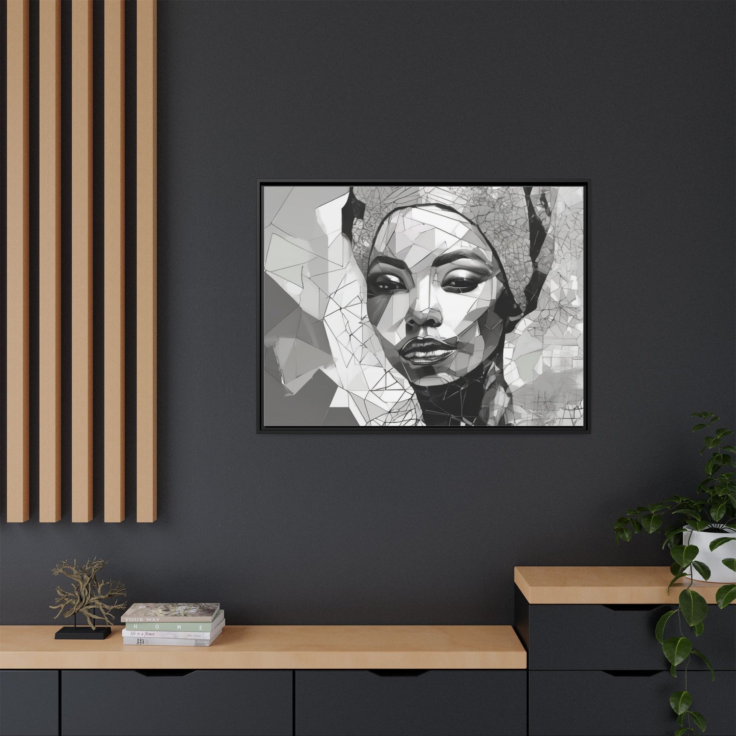 Fractured Grace: Portrait in Prism