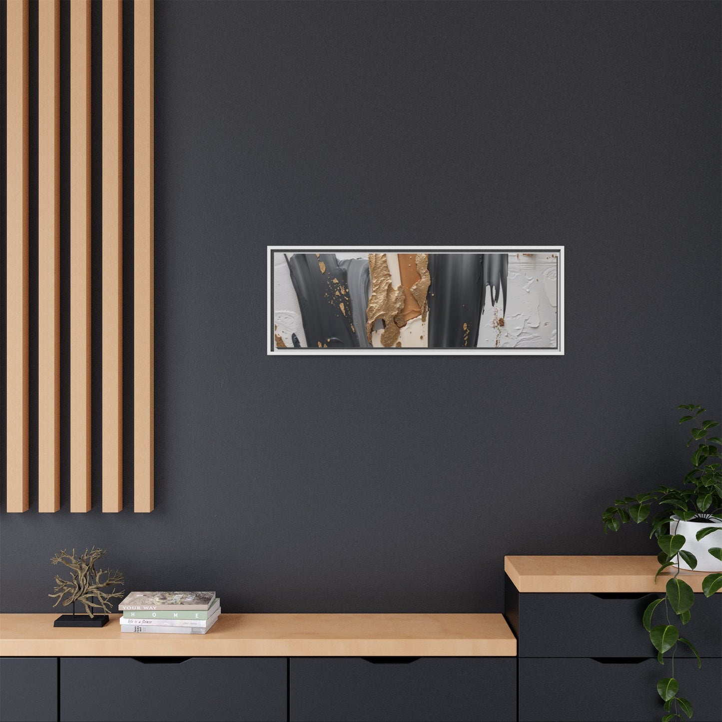 Matte Canvas, Framed (Multi-color)