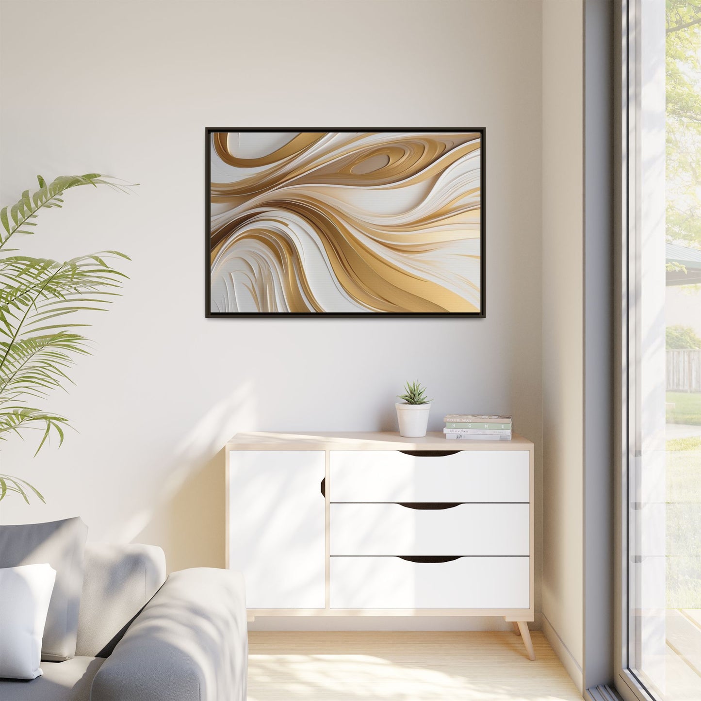 Matte Canvas, Framed (Multi-color)