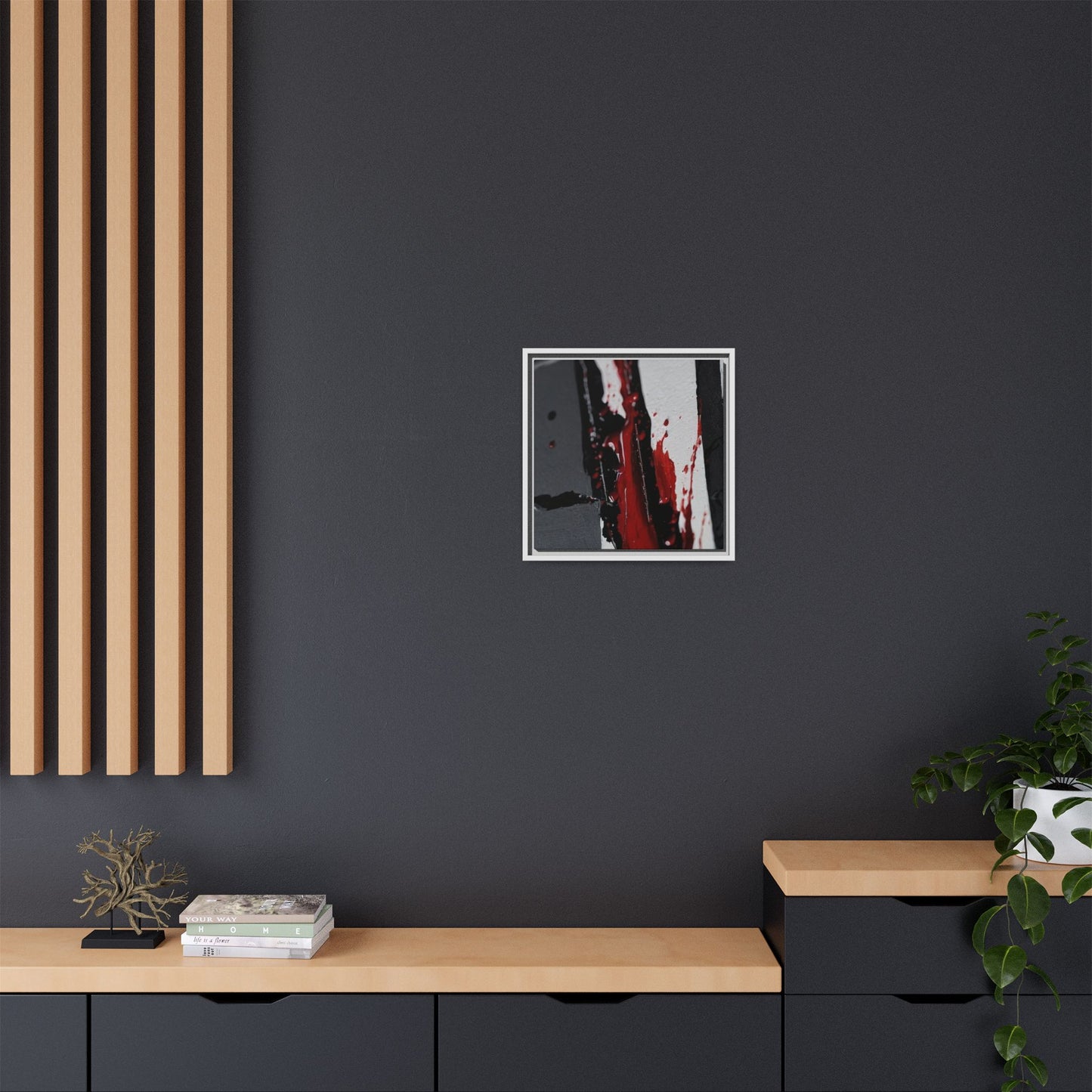 Matte Canvas, Framed (Multi-color)