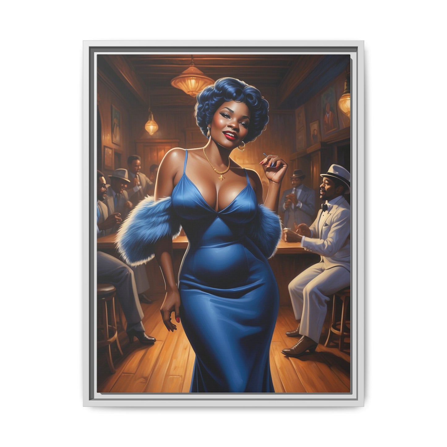 Matte Canvas, Framed (Multi-color)