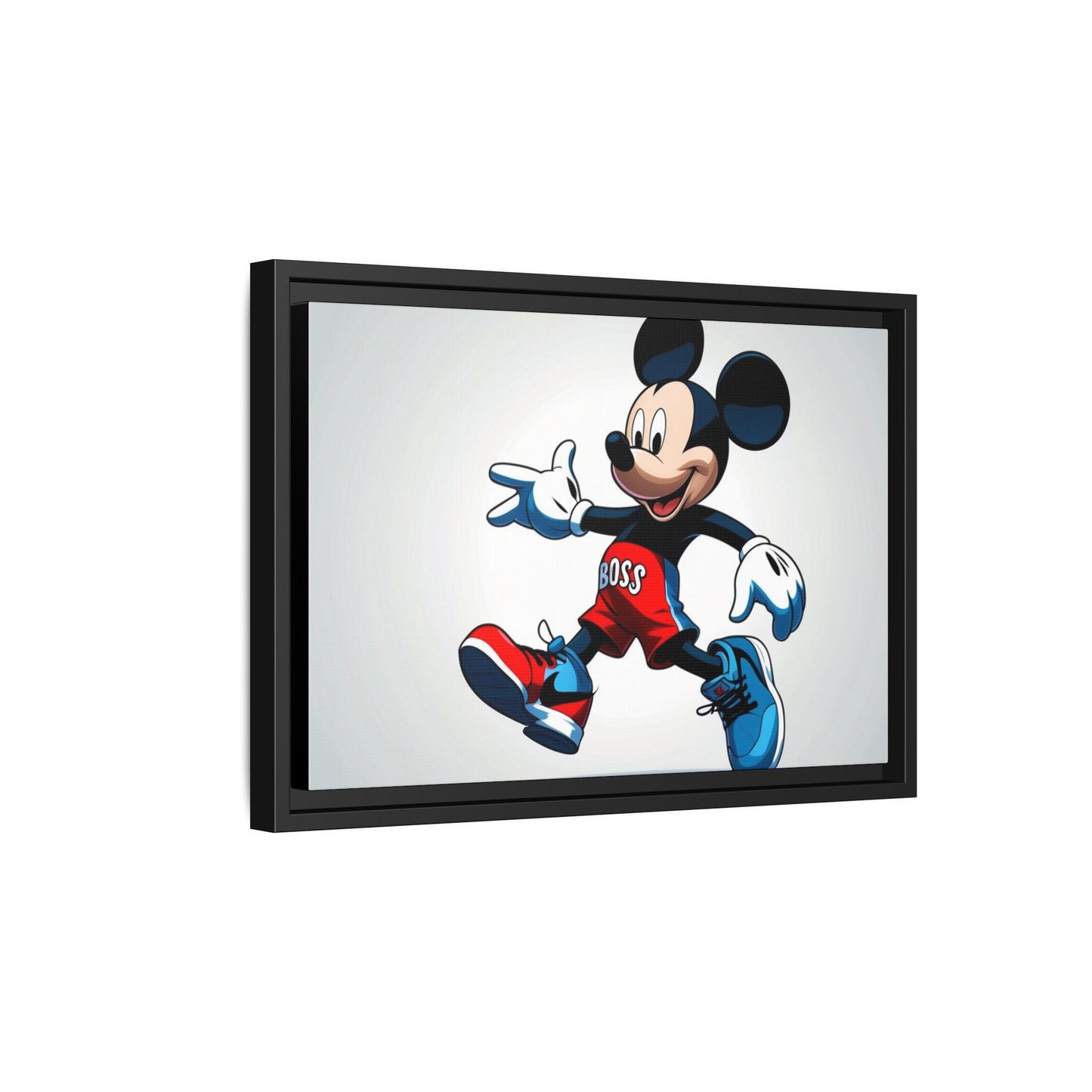 Mickey Mouse Boss Framed Canvas Art