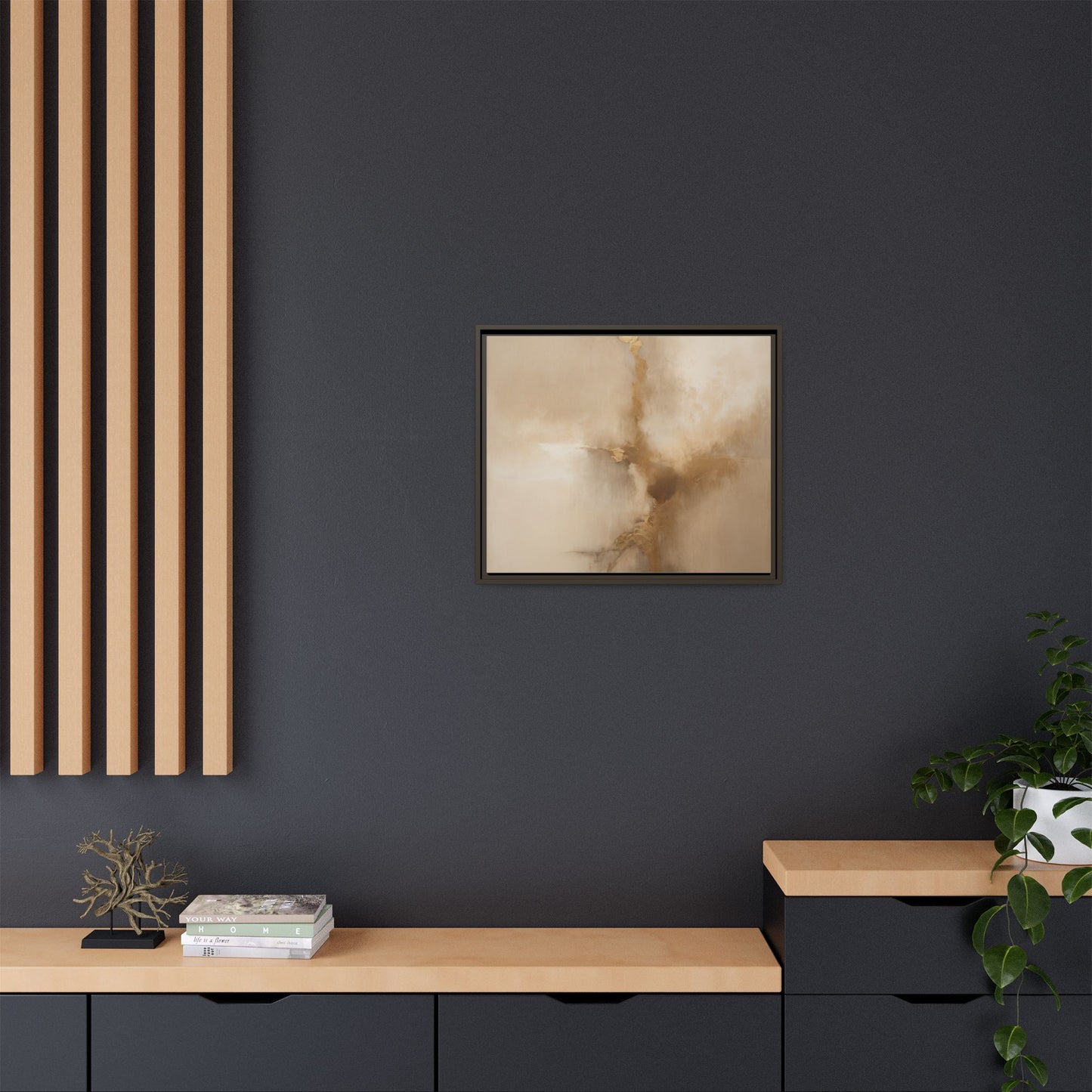 Matte Canvas, Framed (Multi-color)